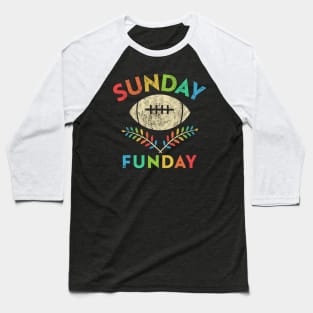 Sunday Funday Football Baseball T-Shirt